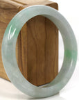 Baikalla Jewelry Jade Bangle Genuine Burmese Green Jadeite Jade Bangle Bracelet (60.51 mm)