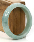 Baikalla Jewelry Jade Bangle Genuine Burmese Green Jadeite Jade Bangle Bracelet (60.51 mm)