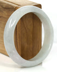 Baikalla Jewelry Jadeite Jade Bangle Bracelet Genuine Burmese Lavender Jadeite Jade Bangle Bracelet (58.7 mm)