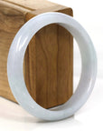 Baikalla Jewelry Jadeite Jade Bangle Bracelet Genuine Burmese Lavender Jadeite Jade Bangle Bracelet (58.47 mm)
