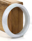 Baikalla Jewelry Jadeite Jade Bangle Bracelet Genuine Burmese Lavender Jadeite Jade Bangle Bracelet (58.47 mm)