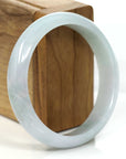 Baikalla Jewelry Jade Bangle Genuine Burmese Green Jadeite Jade Bangle Bracelet (60.51 mm)
