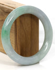 Baikalla Jewelry Jadeite Jade Bangle Bracelet Baikalla Classic Real Jade Jadeite Men's Bangle Bracelet ( 55.78 mm )