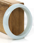 Baikalla Jewelry Jadeite Jade Bangle Bracelet Baikalla "Classic Bangle" Genuine Green Jadeite Jade Bangle ( 58.35 mm )