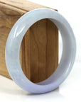 Baikalla Jewelry Jadeite Jade Bangle Bracelet Baikalla Classic Purple Green Lavender Natural Jadeite Jade Bangle ( 59.65 mm )