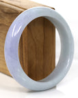 Baikalla Jewelry Jadeite Jade Bangle Bracelet Baikalla Classic Purple Green Lavender Natural Jadeite Jade Bangle ( 59.65 mm )