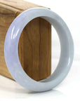 Baikalla Jewelry Jadeite Jade Bangle Bracelet Lavender- Green Natural Jadeite Jade Bangle (58.61 mm)