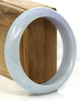 Baikalla Jewelry Jadeite Jade Bangle Bracelet Baikalla Classic Purple Green Lavender Natural Jadeite Jade Bangle ( 59.65 mm )