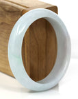 Baikalla Jewelry Jadeite Jade Bangle Bracelet Baikalla Classic Lavender Natural Burmese Jadeite Jade Oval Bangle (57.66 mm )
