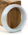 Baikalla Jewelry Jadeite Jade Bangle Bracelet Baikalla Classic Lavender Natural Burmese Jadeite Jade Oval Bangle (57.66 mm )