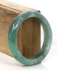 Baikalla Jewelry Jadeite Jade Bangle Bracelet Forest Green Classic Real Jadeite Jade Bangle Bracelet (57.34 mm)