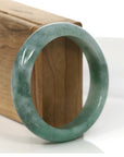 Baikalla Jewelry Jadeite Jade Bangle Bracelet Forest Green Classic Real Jadeite Jade Bangle Bracelet (57.34 mm)