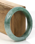 Baikalla Jewelry Jadeite Jade Bangle Bracelet Forest Green Classic Real Jadeite Jade Bangle Bracelet (57.34 mm)