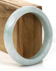 Baikalla Jewelry Jade Bangle Genuine Burmese Green Jadeite Jade Bangle Bracelet (60.51 mm)
