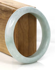 Baikalla Jewelry Jade Bangle Genuine Burmese Green Jadeite Jade Bangle Bracelet (60.51 mm)