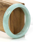 Baikalla Jewelry Jadeite Jade Bangle Bracelet Baikalla "Classic Bangle" Natural Burmese Green Jadeite Jade Bangle ( 58.84 mm )