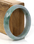 Baikalla Jewelry Jade Bangle Genuine Burmese Green Jadeite Jade Bangle Bracelet (60.51 mm)