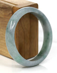 Baikalla Jewelry Jade Bangle Genuine Burmese Green Jadeite Jade Bangle Bracelet (60.51 mm)