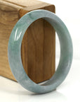 Baikalla Jewelry Jade Bangle Genuine Burmese Green Jadeite Jade Bangle Bracelet (60.51 mm)