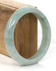 Baikalla Jewelry Jade Bangle Genuine Burmese Green Jadeite Jade Bangle Bracelet (60.51 mm)