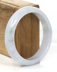 Baikalla Jewelry Jadeite Jade Bangle Bracelet Genuine Burmese Lavender Jadeite Jade Bangle Bracelet (58.47 mm)
