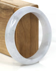 Baikalla Jewelry Jadeite Jade Bangle Bracelet Genuine Burmese Lavender Jadeite Jade Bangle Bracelet (58.47 mm)