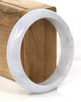 Baikalla Jewelry Jadeite Jade Bangle Bracelet Genuine Burmese Lavender Jadeite Jade Bangle Bracelet (58.47 mm)
