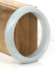Baikalla Jewelry Jadeite Jade Bangle Bracelet Genuine Burmese Lavender Jadeite Jade Bangle Bracelet (58.7 mm)