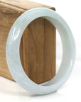 Baikalla Jewelry Jadeite Jade Bangle Bracelet Genuine Burmese Lavender Jadeite Jade Bangle Bracelet (58.7 mm)