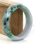 Baikalla Jewelry Jadeite Jade Bangle Bracelet Baikalla Classic Purple Green Lavender Natural Jadeite Jade Bangle ( 59.65 mm )