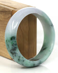 Baikalla Jewelry Jadeite Jade Bangle Bracelet Baikalla Classic Purple Green Lavender Natural Jadeite Jade Bangle ( 59.65 mm )