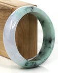 Baikalla Jewelry Jadeite Jade Bangle Bracelet Baikalla Classic Purple Green Lavender Natural Jadeite Jade Bangle ( 59.65 mm )