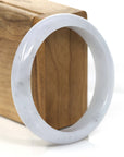 Baikalla Jewelry Jadeite Jade Bangle Bracelet Genuine Burmese Lavender Jadeite Jade Bangle Bracelet (58.47 mm)