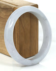 Baikalla Jewelry Jadeite Jade Bangle Bracelet Genuine Burmese Lavender Jadeite Jade Bangle Bracelet (58.47 mm)
