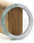 Baikalla Jewelry Jadeite Jade Bangle Bracelet Genuine Burmese Lavender Jadeite Jade Bangle Bracelet ( 62.56 mm )
