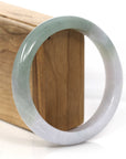 Baikalla Jewelry Jadeite Jade Bangle Bracelet Genuine Burmese Lavender Jadeite Jade Bangle Bracelet ( 62.56 mm )