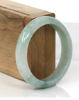 Baikalla Jewelry Jade Bangle Green Genuine Burmese Jadeite Jade Bangle Bracelet (55.89 mm)