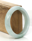 Baikalla Jewelry Jadeite Jade Bangle Bracelet Baikalla Classic Genuine Burmese Jadeite Jade Bangle Bracelet (57.55 mm)
