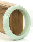 Baikalla Jewelry Jadeite Jade Bangle Bracelet Baikalla "Classic Bangle" Blue Green Natural Burmese Jadeite Jade Bangle ( 57.8 mm )
