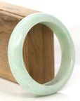 Baikalla Jewelry Jadeite Jade Bangle Bracelet Baikalla "Classic Bangle" Blue Green Natural Burmese Jadeite Jade Bangle ( 57.8 mm )