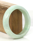 Baikalla Jewelry Jadeite Jade Bangle Bracelet Baikalla "Classic Bangle" Blue Green Natural Burmese Jadeite Jade Bangle ( 57.8 mm )