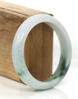 Baikalla Jewelry Jadeite Jade Bangle Bracelet Baikalla™ "Classic Bangle" Genuine Burmese Jadeite Jade Bangle Bracelet ( 55.6 mm)