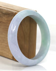 Baikalla Jewelry Jadeite Jade Bangle Bracelet Baikalla Classic Purple Green Lavender Natural Jadeite Jade Bangle ( 59.65 mm )
