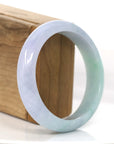 Baikalla Jewelry Jadeite Jade Bangle Bracelet Baikalla Classic Purple Green Lavender Natural Jadeite Jade Bangle ( 59.65 mm )