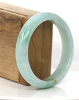 Baikalla Jewelry Jade Bangle Genuine Burmese Green Jadeite Jade Bangle Bracelet (58.82 mm)