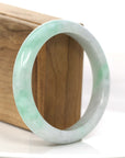 Baikalla Jewelry Jadeite Jade Bangle Bracelet Baikalla™ "Classic Bangle" Genuine Burmese Green Jadeite Jade Bangle Bracelet ( 53.35 )