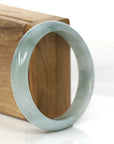 Baikalla Jewelry Jadeite Jade Bangle Bracelet Baikalla "Classic Bangle" Ice Blue-Green Jadeite Jade Bangle ( 54.66 mm )