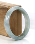 Baikalla Jewelry Jadeite Jade Bangle Bracelet Baikalla "Classic Bangle" Ice Blue-Green Jadeite Jade Bangle ( 54.66 mm )