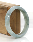 Baikalla Jewelry Jadeite Jade Bangle Bracelet Baikalla "Classic Bangle" Ice Blue-Green Jadeite Jade Bangle ( 54.66 mm )