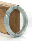 Baikalla Jewelry Jadeite Jade Bangle Bracelet Baikalla "Classic Bangle" Ice Blue-Green Jadeite Jade Bangle ( 54.66 mm )